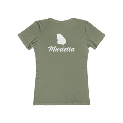 Personalize It! Southern Gull-Ga - Women’s Boyfriend Fit Celebration T-Shirt