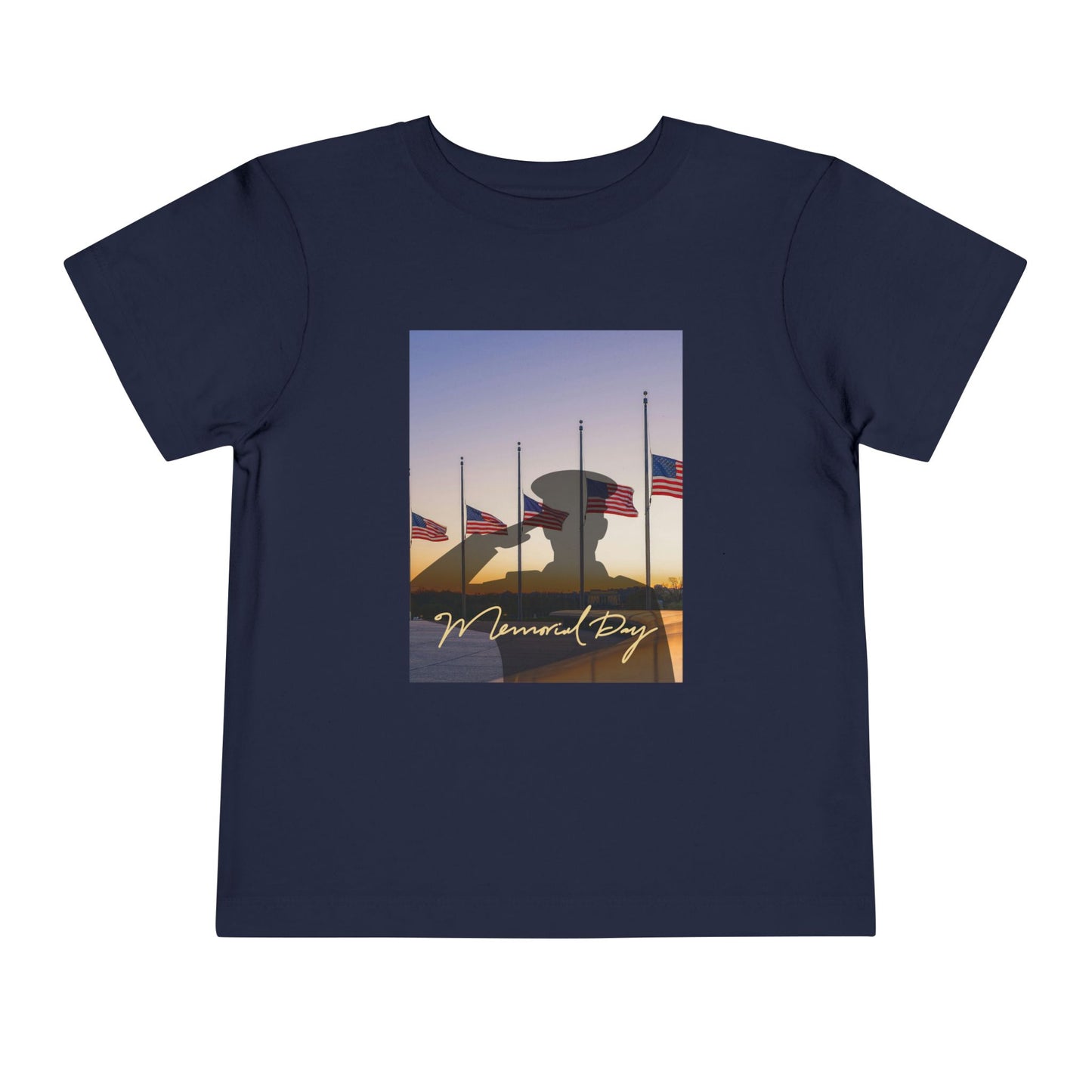 Half Mast Memorial Day Tee — Toddler Graphic T-Shirt