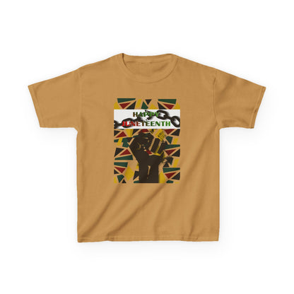 Happy Juneteenth Kids Celebration Tee — Graphic T-Shirt