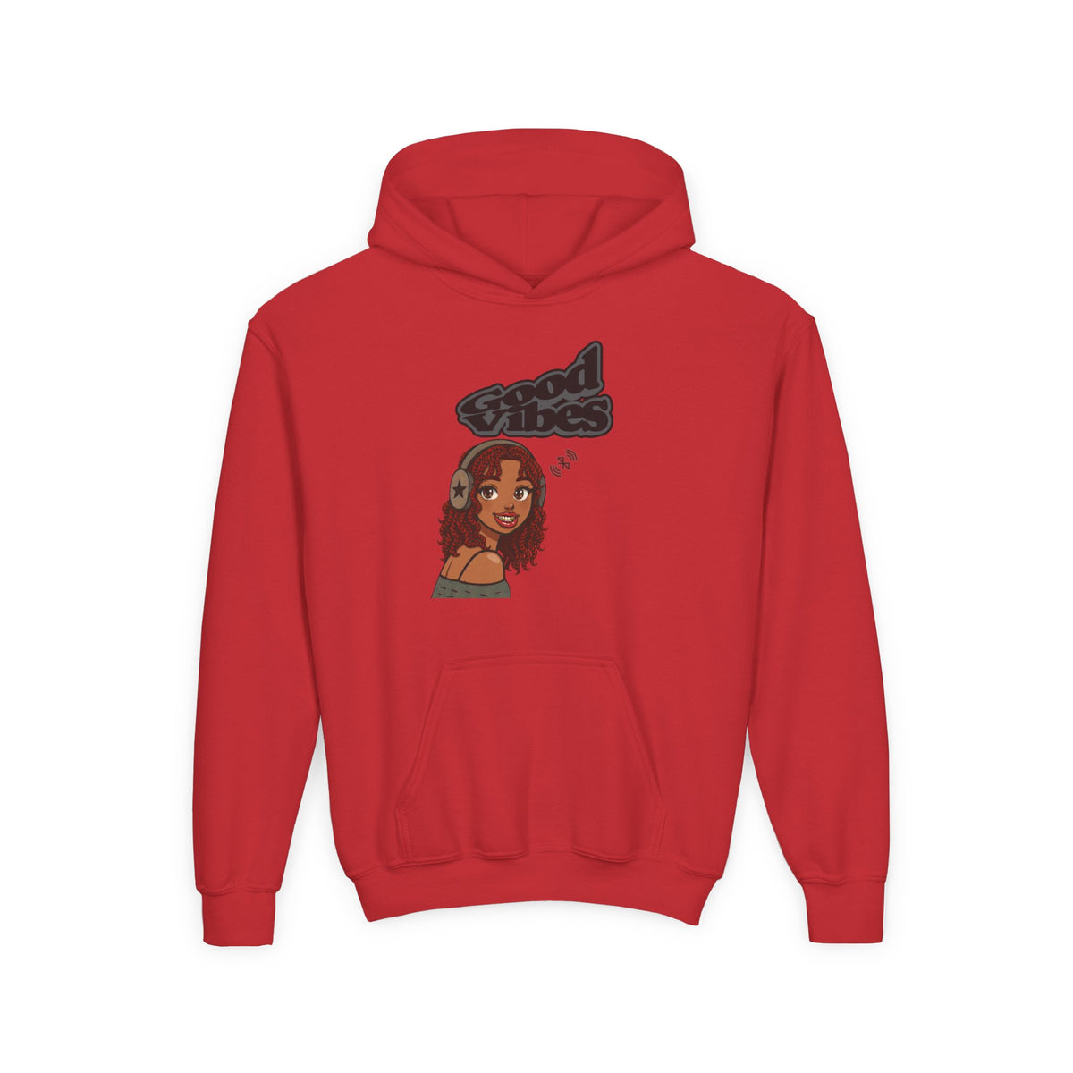 Her Cool Vibes - Kids/Youth Hoodie Gildan 18500B