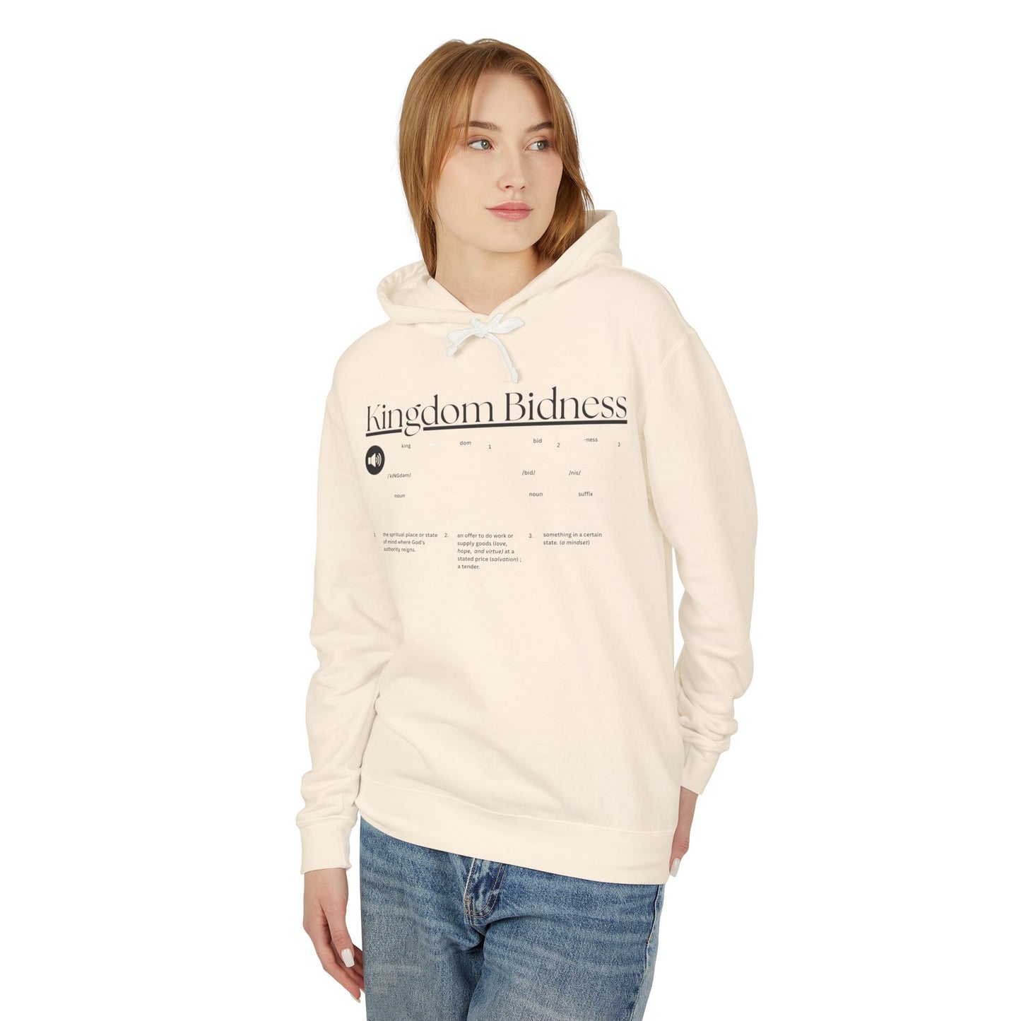 Kingdom — Unisex Lightweight Hooded Sweatshirt