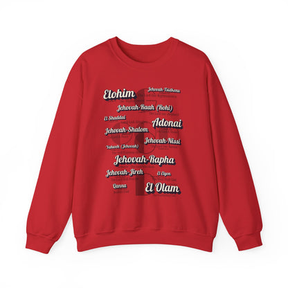 Names of God - Graphic Crewneck Sweatshirt
