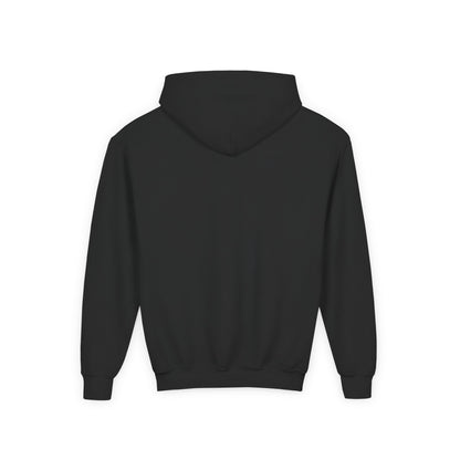 In Her Happy Wearing Headphones - Kids/Youth Hoodie Gildan 18500B