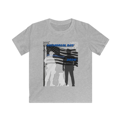Memorial Day Police 26 Tee - Youth T- Shirt