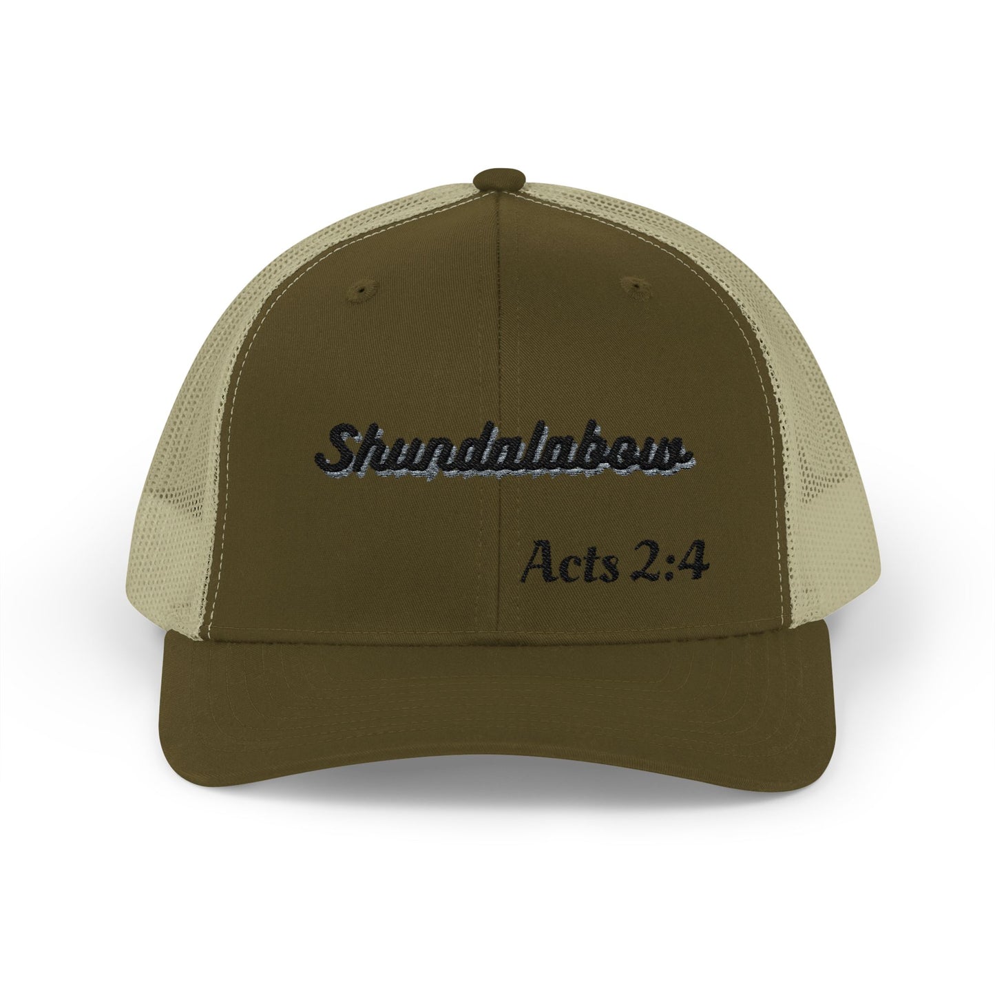 Unisex Acts 2:4 Snapback Trucker Cap - Embroidered
