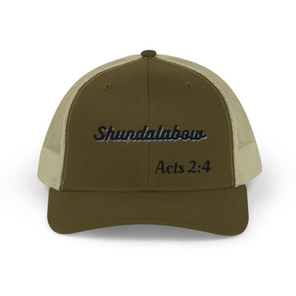 Unisex Acts 2:4 Snapback Trucker Cap - Embroidered
