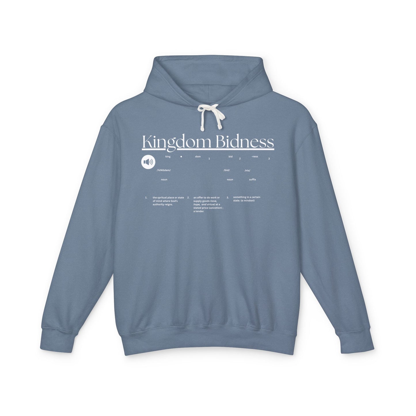 Kingdom — Unisex Lightweight Hooded Sweatshirt