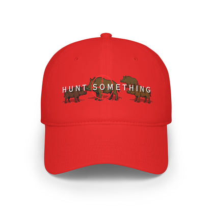 Unisex Hunt Something Boar Low-Profile Baseball Cap - Printed