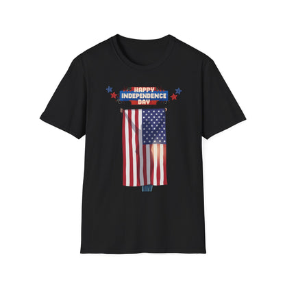 July 4th Flag Holder - G64000 Unisex T- Shirt