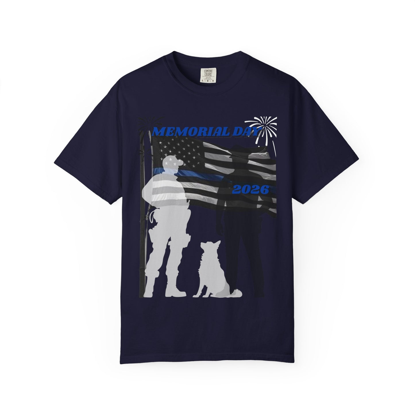 Memorial Day Police 26-Unisex T-shirt