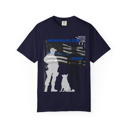Memorial Day Police 26-Unisex T-shirt