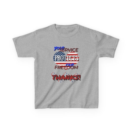 Thanks 4 Service Memorial Day Tee - G5000B Kids T-Shirt