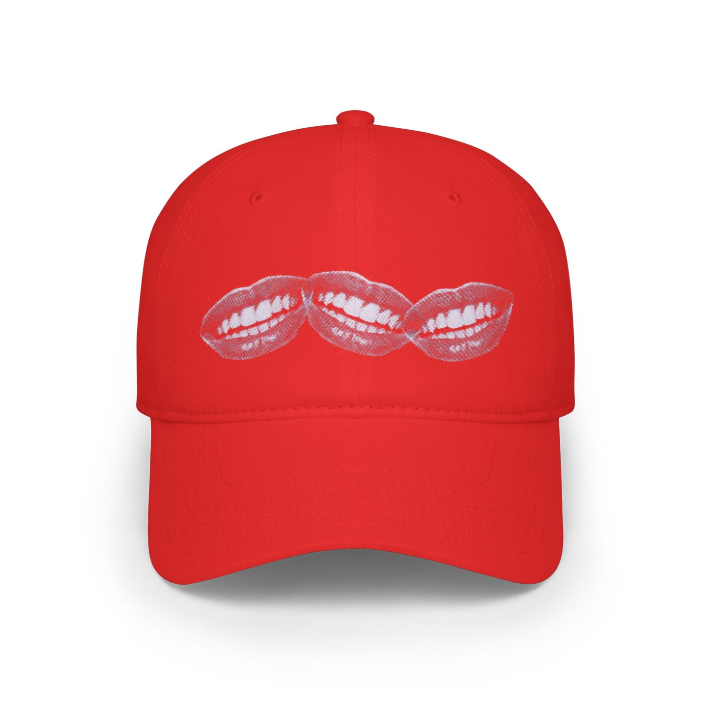 Unisex 3Smile Glitch Low-Profile Baseball Cap - Printed