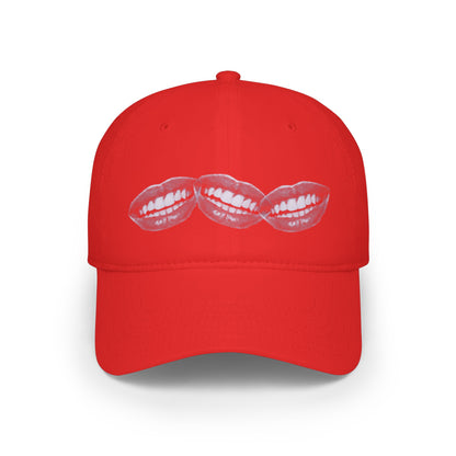 Unisex 3Smile Glitch Low-Profile Baseball Cap - Printed