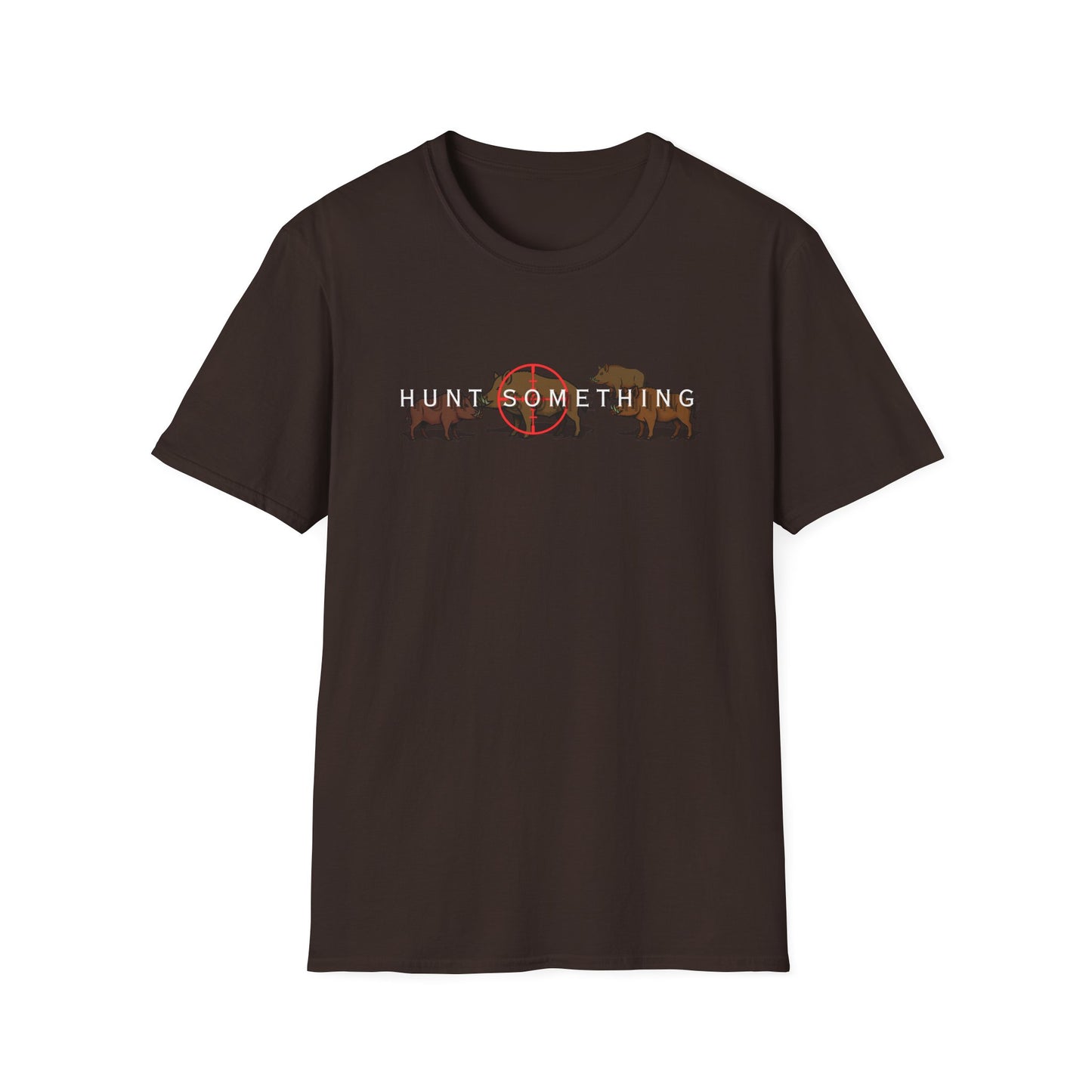 Hunt Something Wild Hog Tee - G64000 Unisex T- Shirt