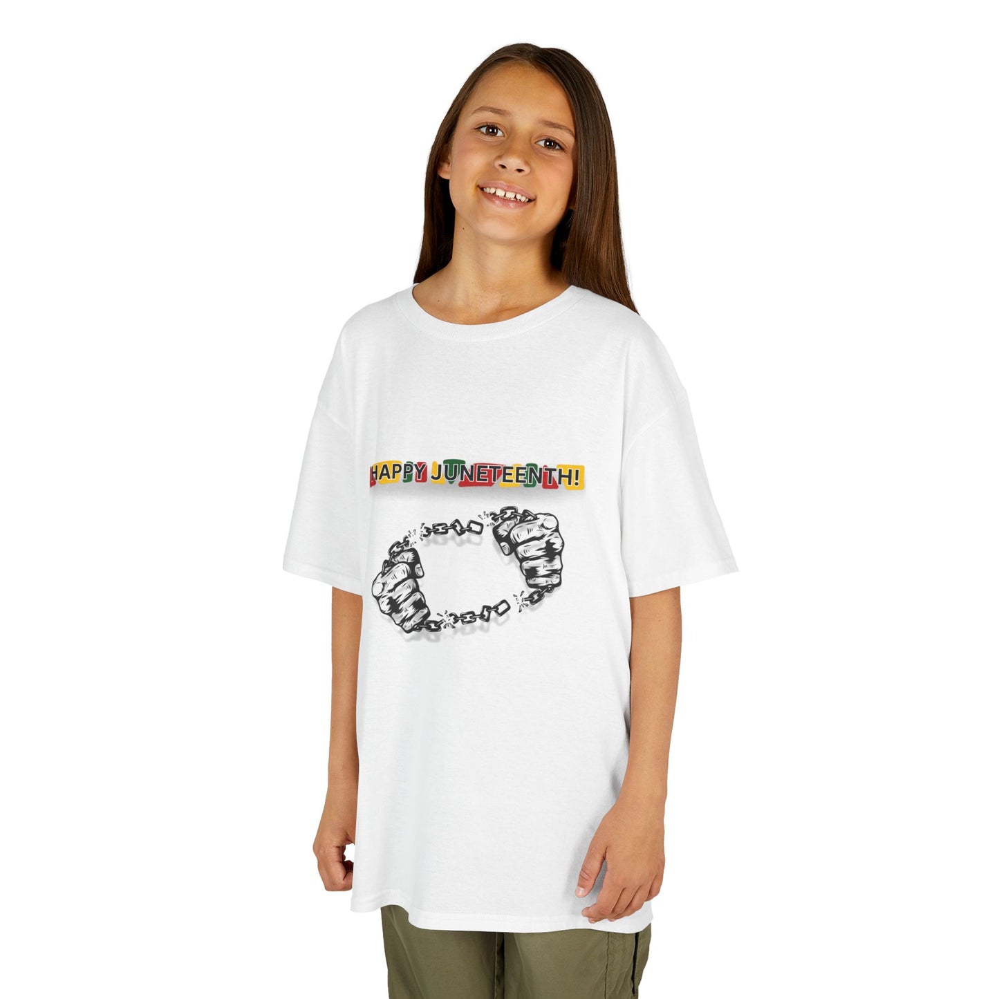 Chain Break Happy Juneteenth Tee - Kids T-Shirt