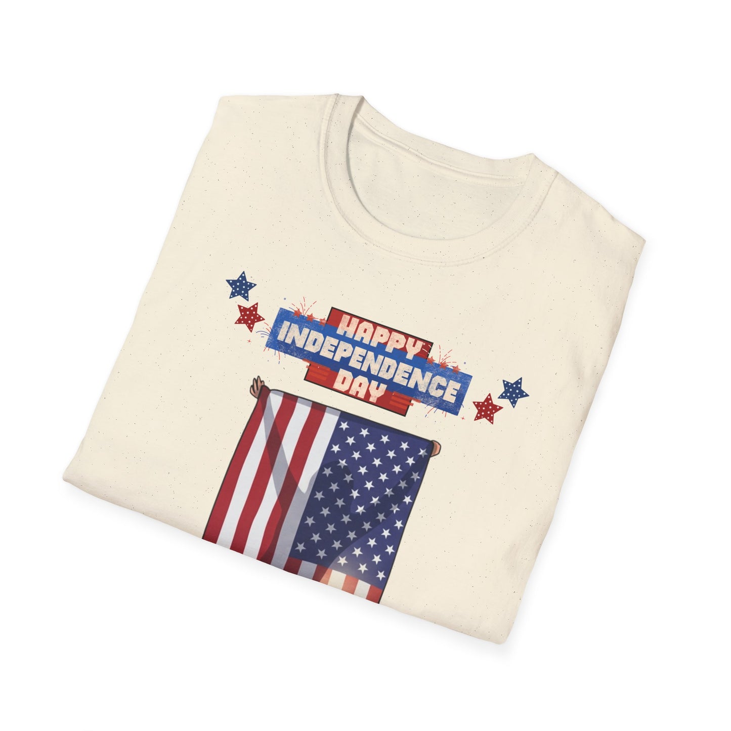July 4th Flag Holder - Unisex T- Shirt