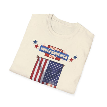 July 4th Flag Holder - Unisex T- Shirt