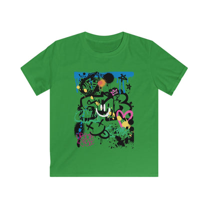 Graffiti Big Girls B Ball Tee - Youth T-Shirt