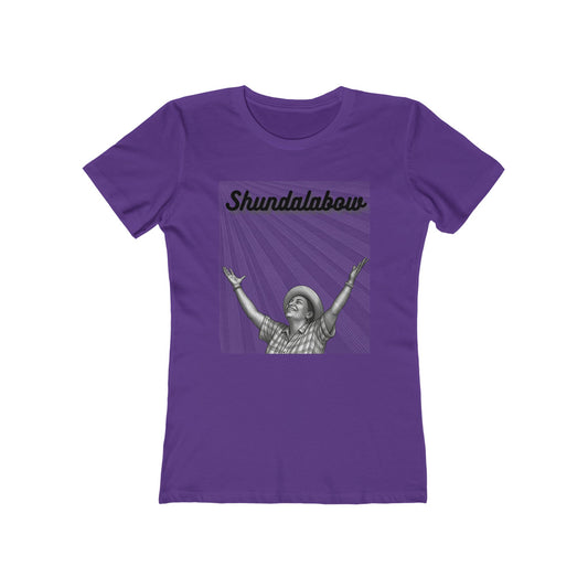 She Shundalabow — Women’s Boyfriend Fit Celebration T-Shirt