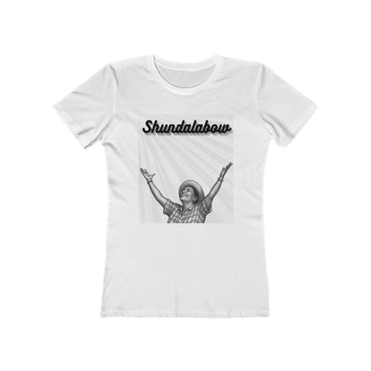She Shundalabow — Women’s Boyfriend Fit Celebration T-Shirt