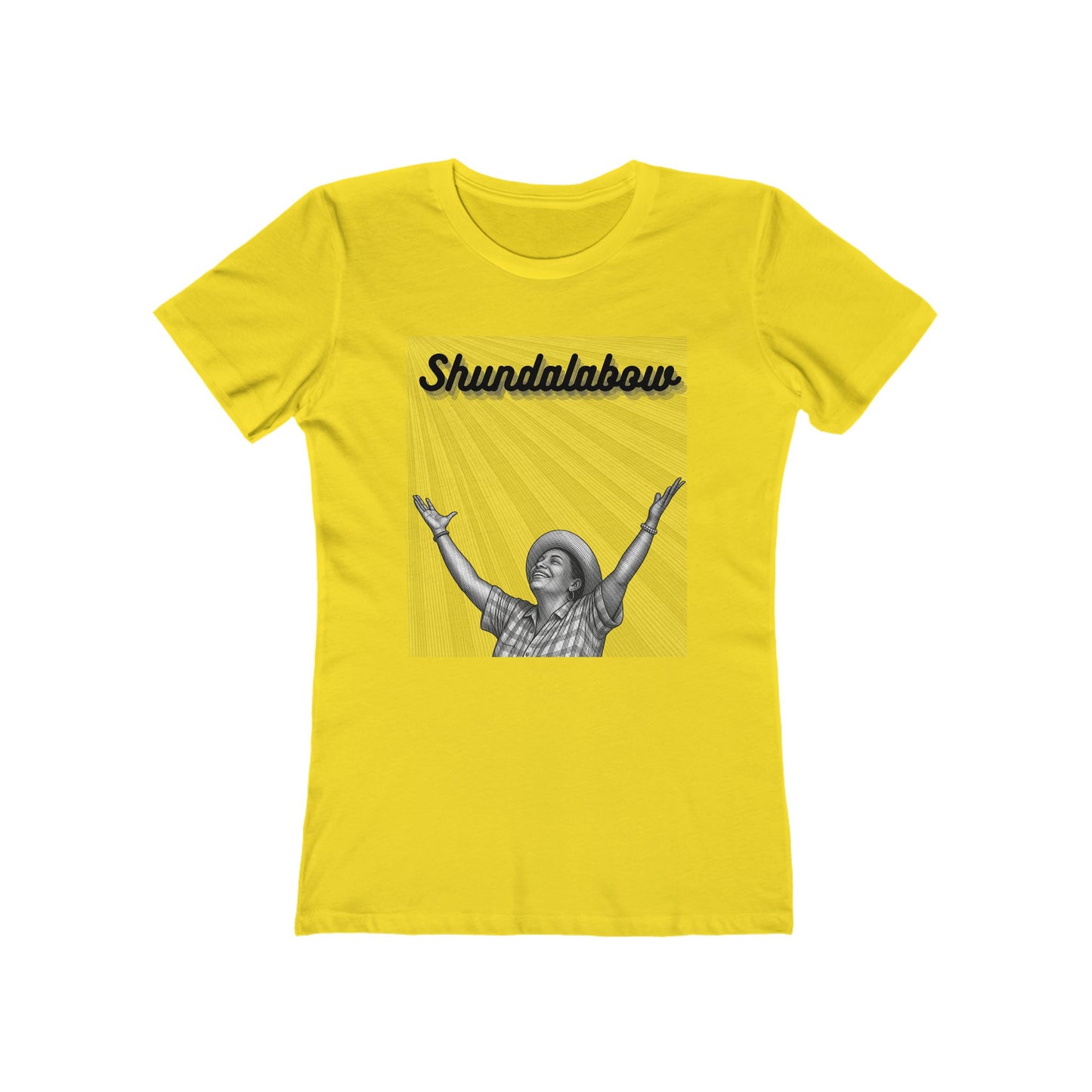 She Shundalabow — Women’s Boyfriend Fit Celebration T-Shirt