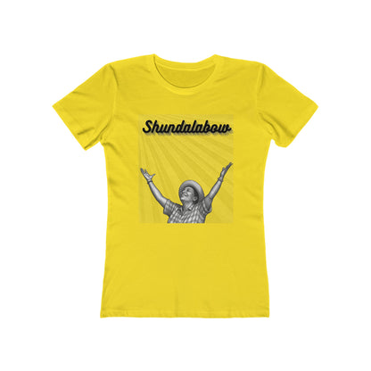 She Shundalabow — Women’s Boyfriend Fit Celebration T-Shirt