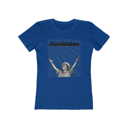 She Shundalabow — Women’s Boyfriend Fit Celebration T-Shirt