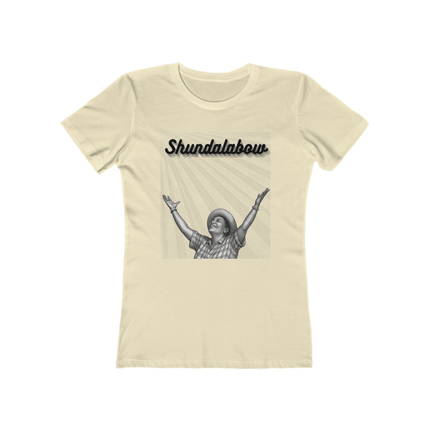 She Shundalabow — Women’s Boyfriend Fit Celebration T-Shirt