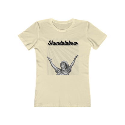 She Shundalabow — Women’s Boyfriend Fit Celebration T-Shirt