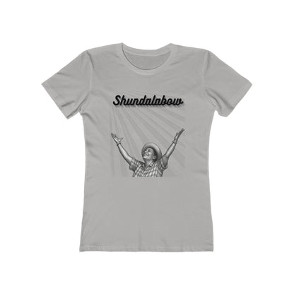 She Shundalabow — Women’s Boyfriend Fit Celebration T-Shirt