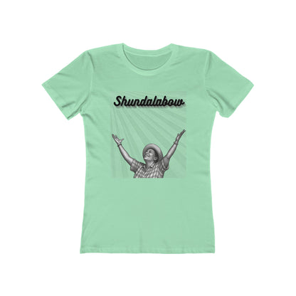 She Shundalabow — Women’s Boyfriend Fit Celebration T-Shirt