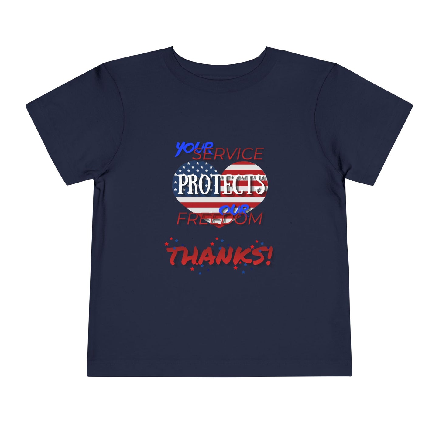 Thanks 4 Service Memorial Day — Toddler Graphic T-Shirt