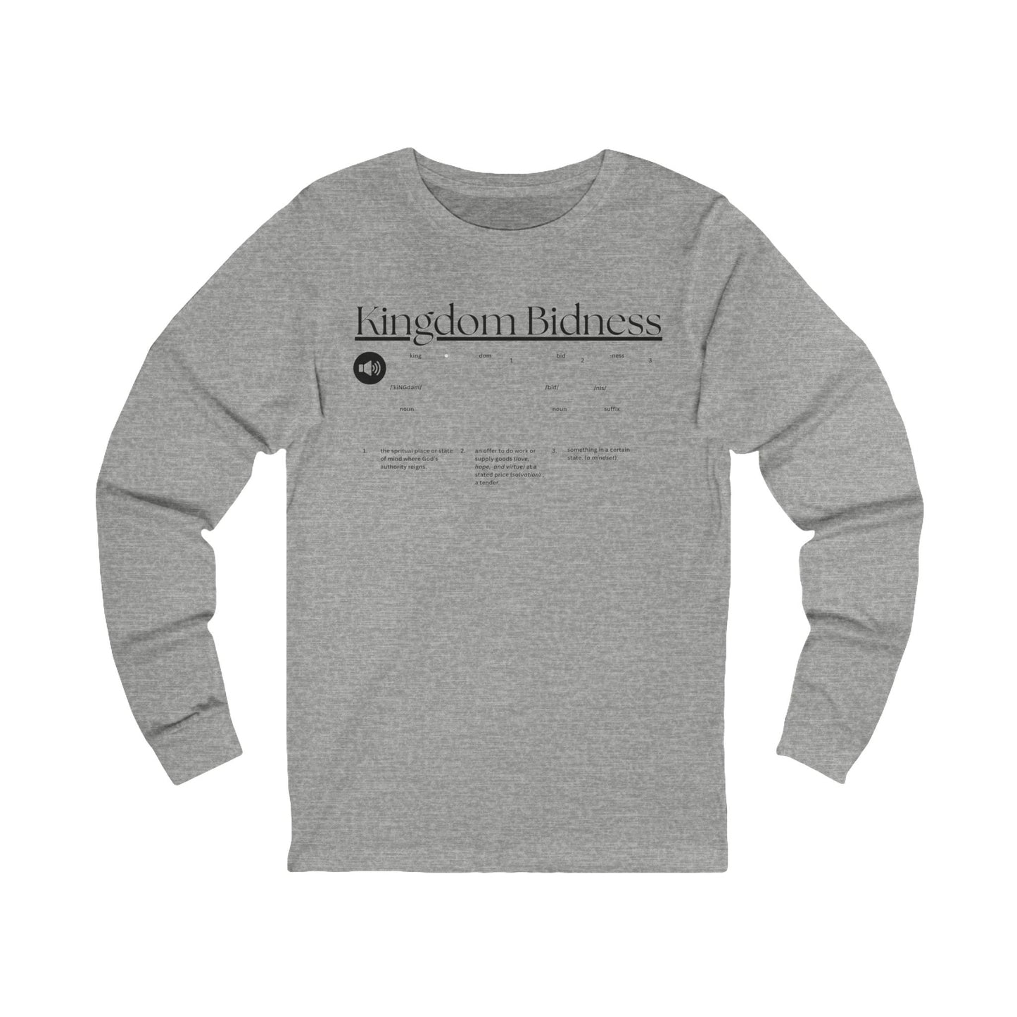 Kingdom - Women's Graphic Long Sleeve Tee BC3501
