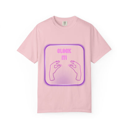 Clock it Fuchsia Tee -Unisex T-shirt