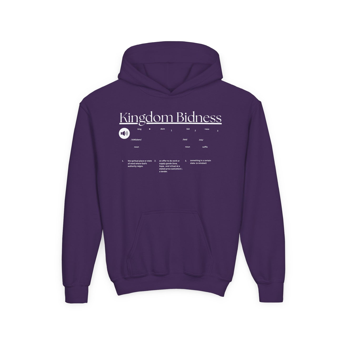 Kingdom - Kids/Youth Hoodie Gildan 18500B