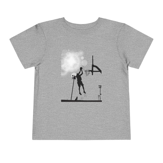 Basketball Tee — Toddler Graphic T-Shirt
