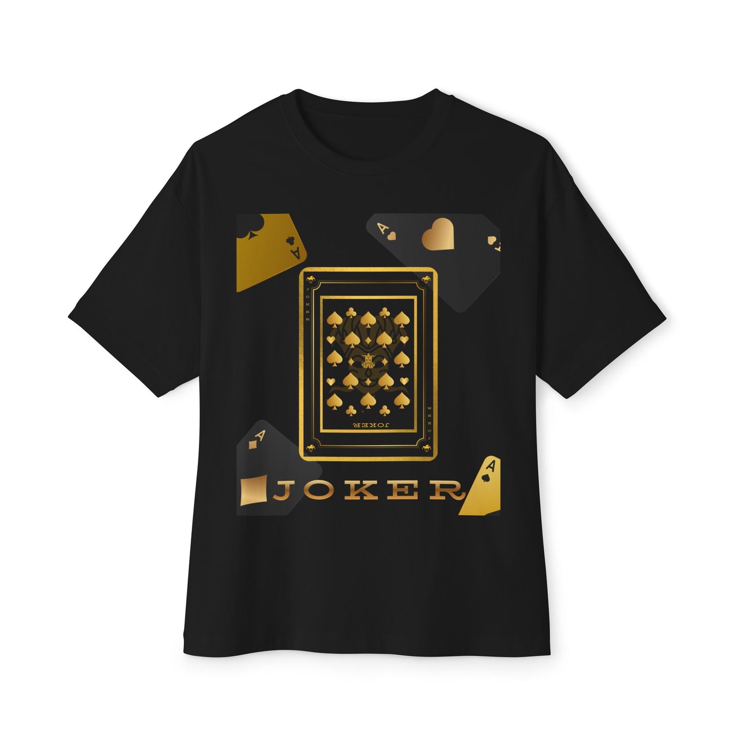 Joker and Aces Tee – Oversized Box Graphic T-Shirt