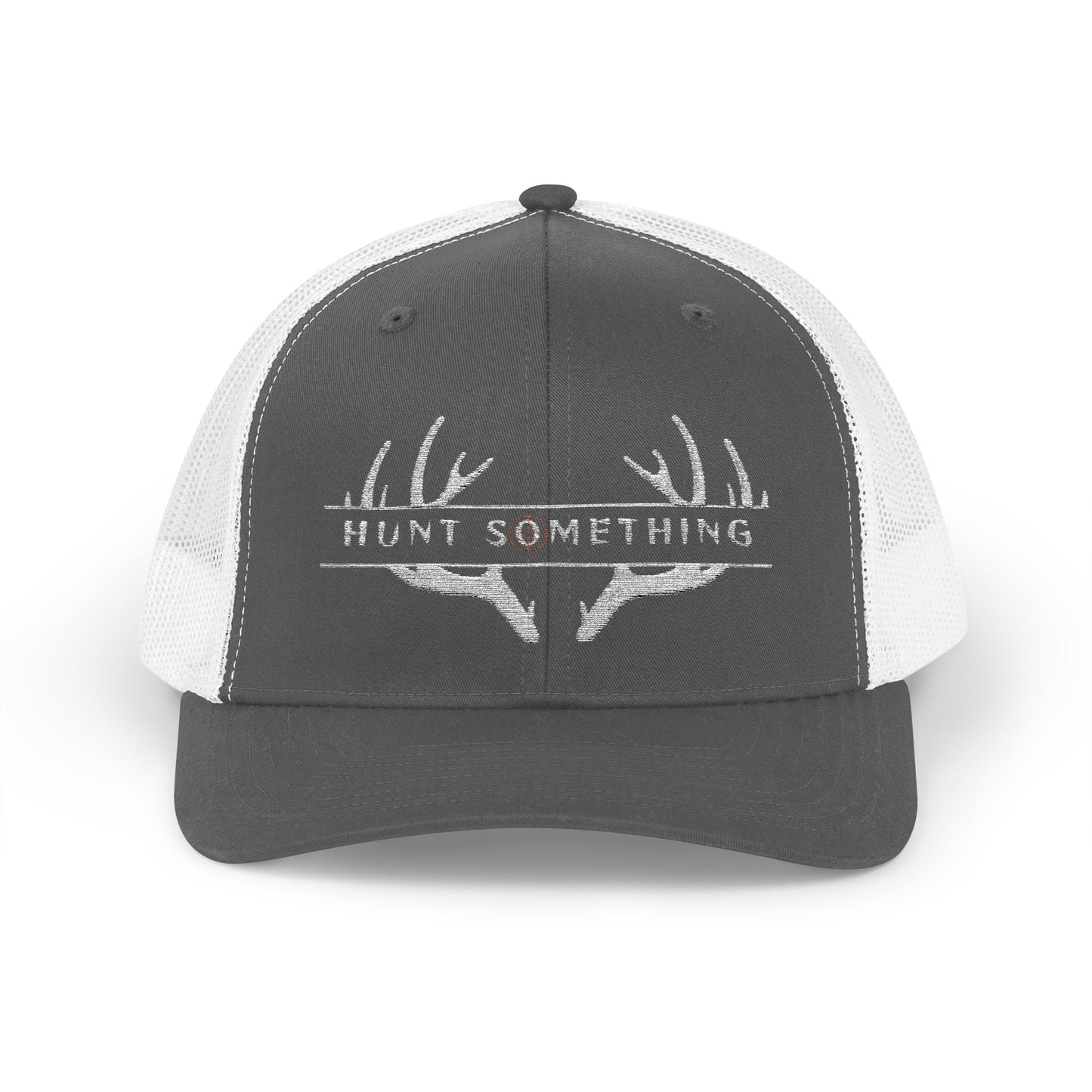 Unisex Hunt Something Deer Snapback Trucker Cap - Embroidered