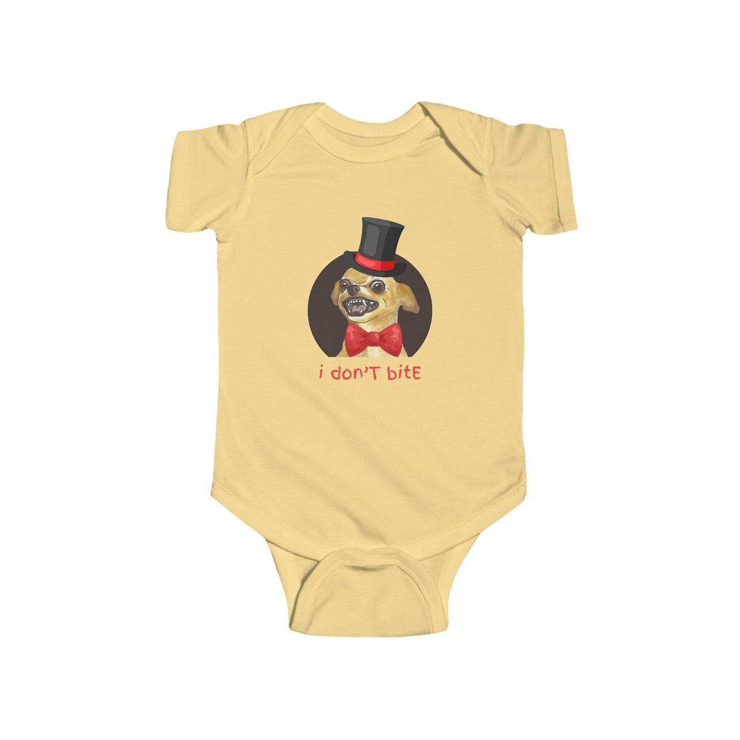 I Don't Bite Tee – Graphic Infant Onesie