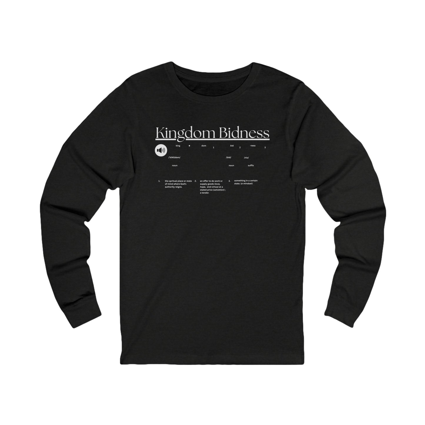 Kingdom - Women's Graphic Long Sleeve Tee BC3501