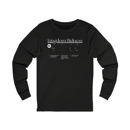 Kingdom - Women's Graphic Long Sleeve Tee BC3501