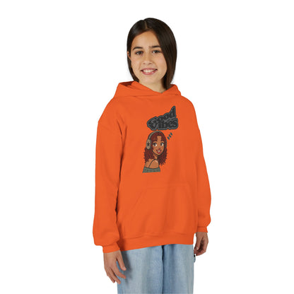 Her Cool Vibes - Kids/Youth Hoodie Gildan 18500B