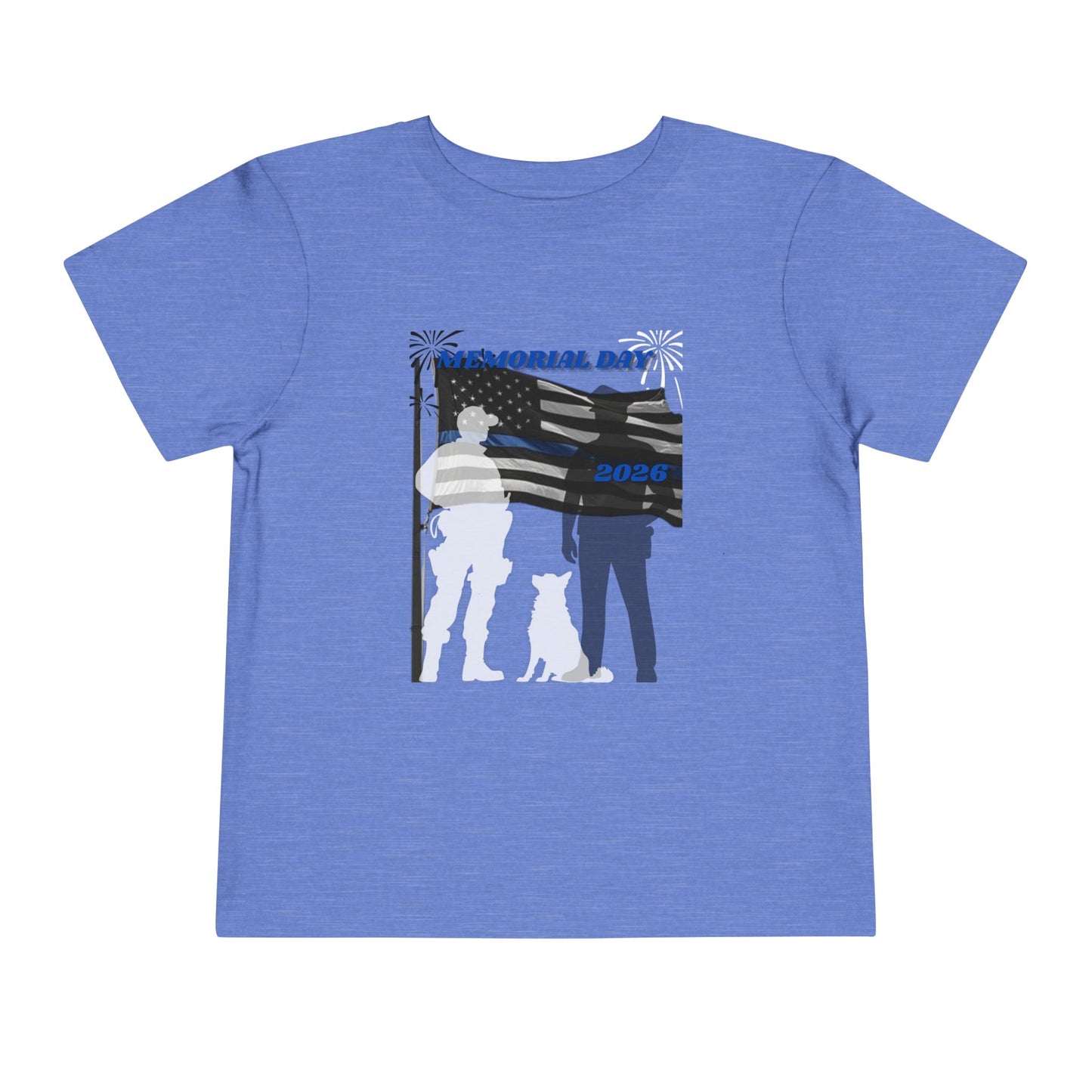 Memorial Day Police 26 Tee — Toddler Graphic T-Shirt