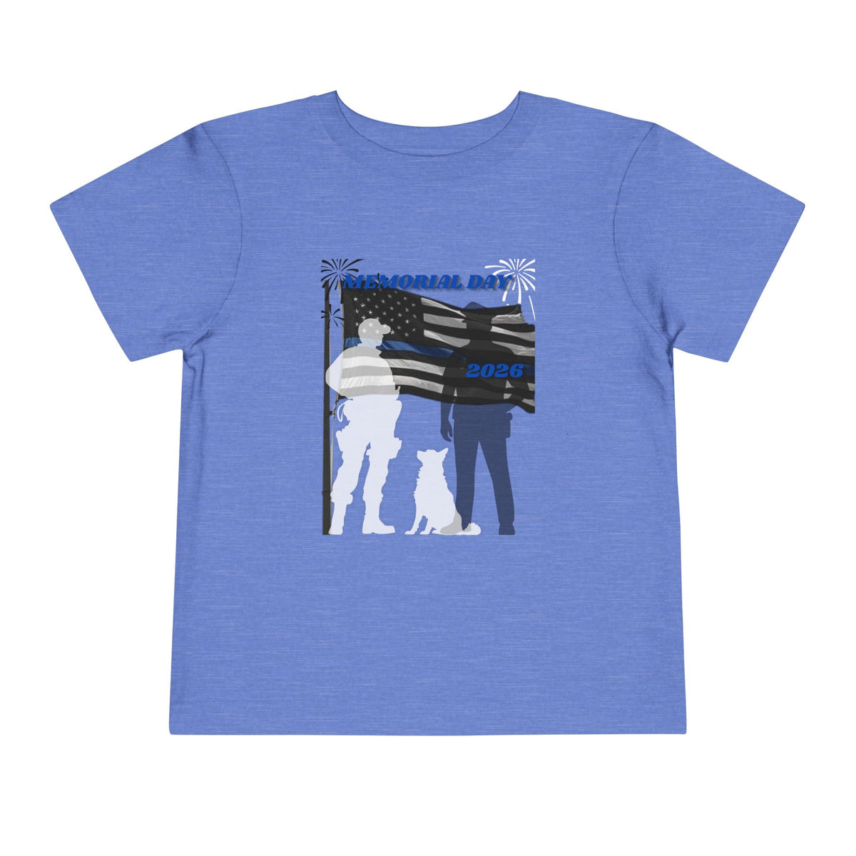 Memorial Day Police 26 Tee - BC3001T Toddler Graphic T-Shirt