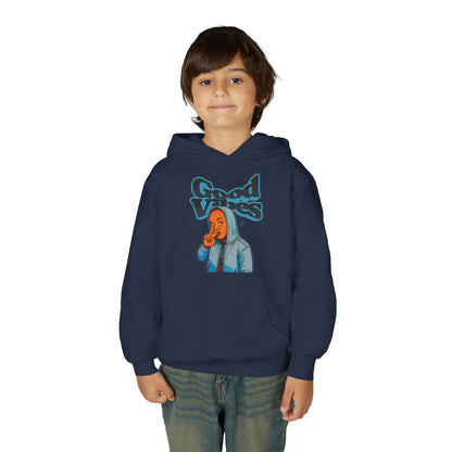 Peace Good Vibes - Kids/Youth Hoodie Gildan 18500B