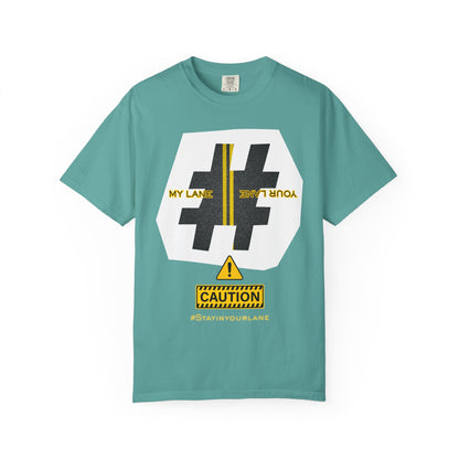 Black White Yellow Lanes Tee - Unisex T-shirt