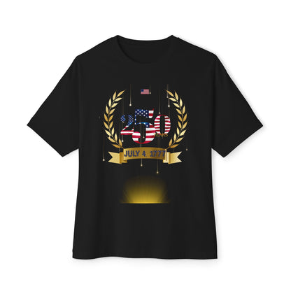 Celebrate 250 Tee – Oversized Box Graphic T-Shirt