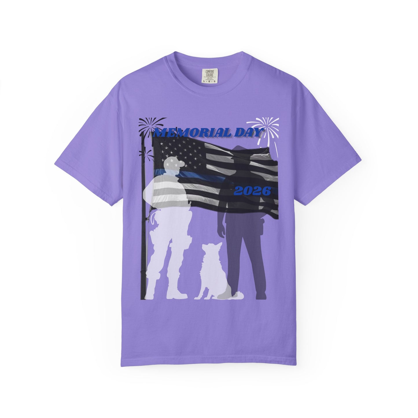 Memorial Day Police 26-Unisex T-shirt