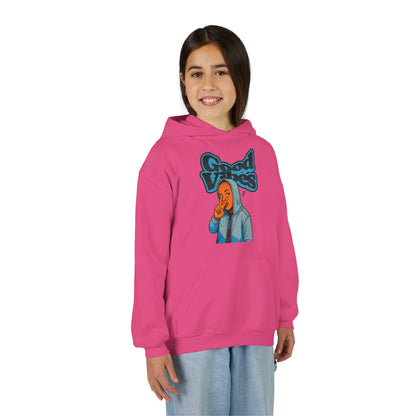 Peace Good Vibes - Kids/Youth Hoodie Gildan 18500B